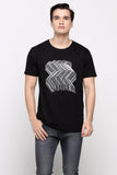Semi Fit Tee With Graphic Print