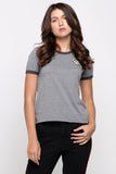 Relaxed Fit Tee With Embroidery