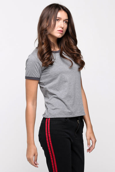 Relaxed Fit Tee With Embroidery