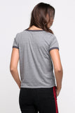 Relaxed Fit Tee With Embroidery