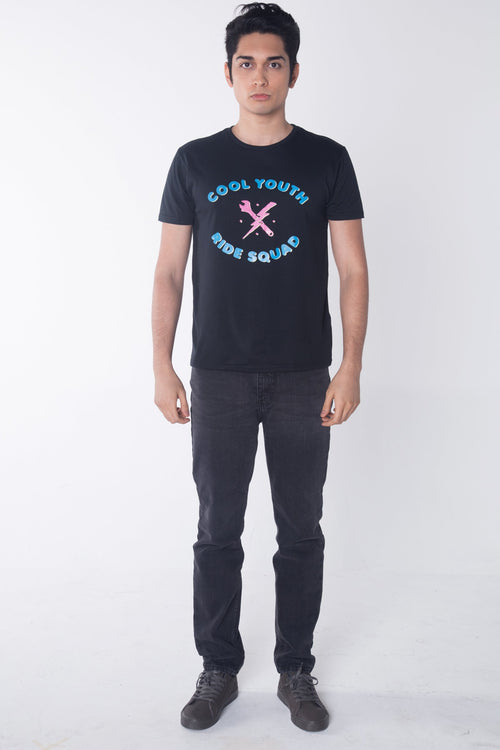 Semi Fit Tee With Graphic Print