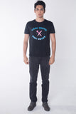 Semi Fit Tee With Graphic Print