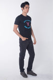 Semi Fit Tee With Graphic Print