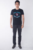 Semi Fit Tee With Graphic Print