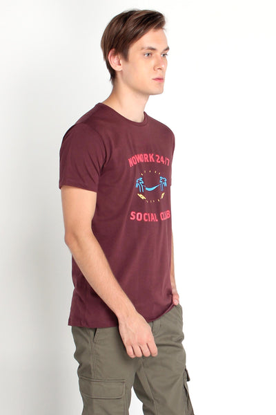 Semi Fit Tee With Graphic Print