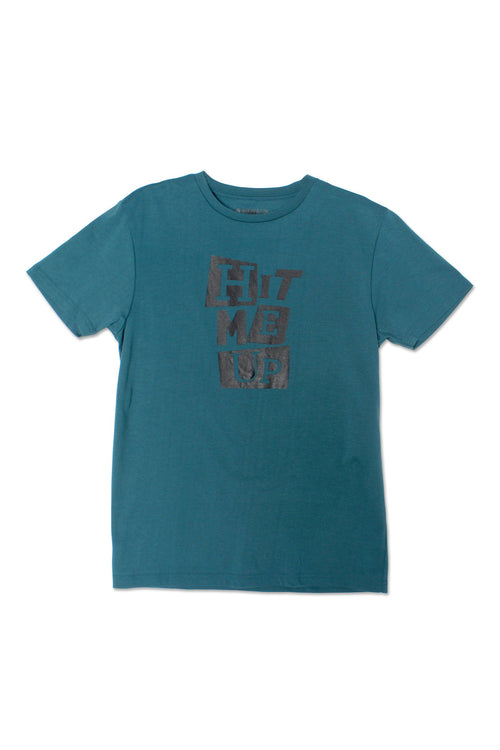 Semi Fit Tee With Graphic Print