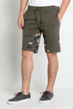 Knit Shorts With Cut And Sew Detail