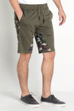Knit Shorts With Cut And Sew Detail