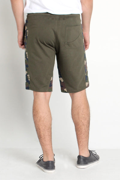 Knit Shorts With Cut And Sew Detail
