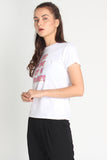 Relaxed Fit Tee With Graphic Print