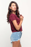 Boxy Fit Tee With Graphic Print