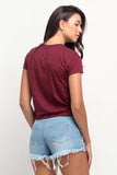 Boxy Fit Tee With Graphic Print