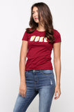 Semi Fit Tee With Graphic Print