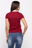Semi Fit Tee With Graphic Print