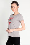 Semi Fit Tee With Graphic Print