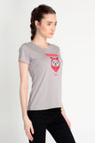 Semi Fit Tee With Graphic Print