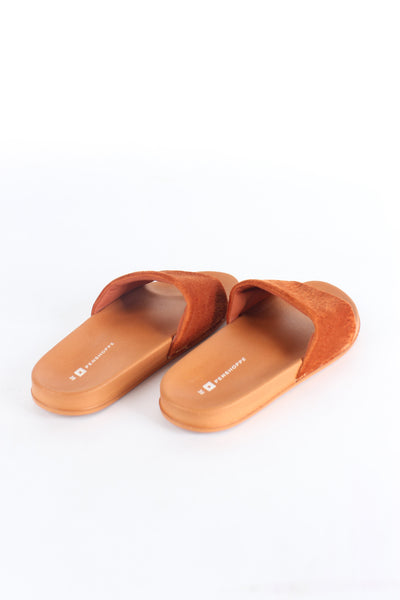 Ladies' Velvet Slides