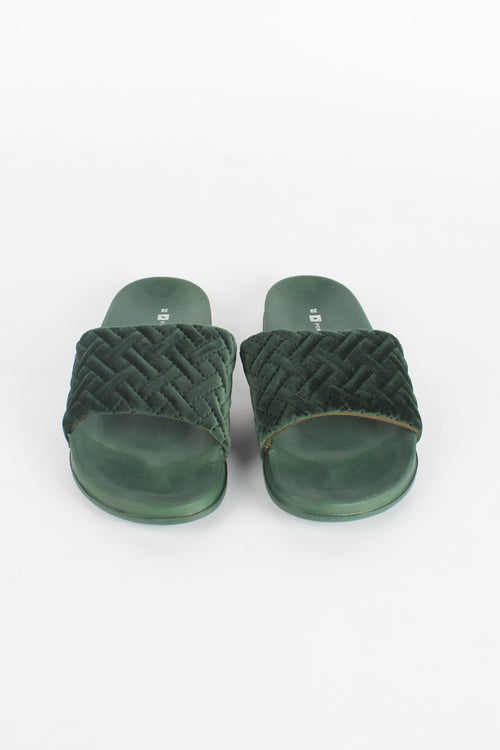 Ladies' Velvet Slides