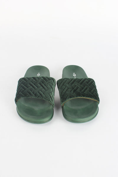 Ladies' Velvet Slides