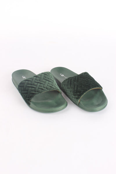 Ladies' Velvet Slides