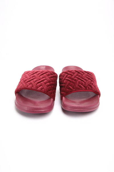 Ladies' Velvet Slides