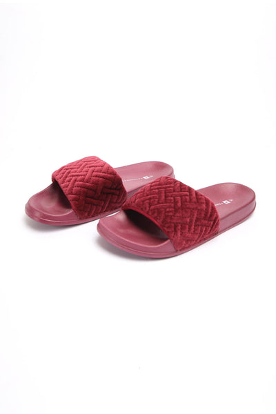 Ladies' Velvet Slides