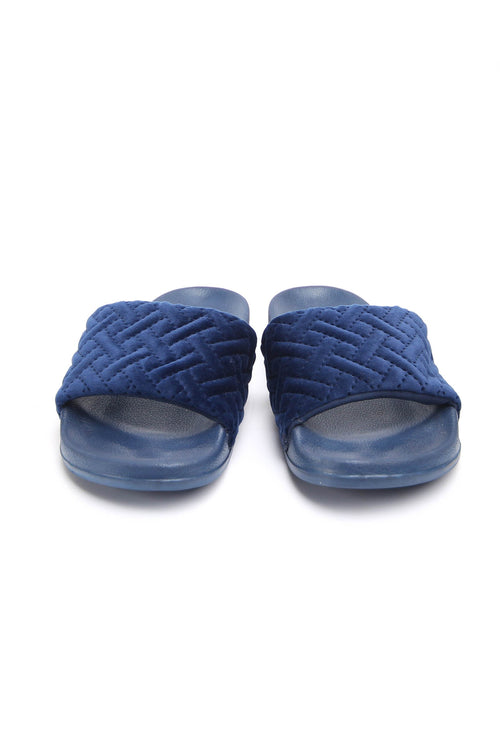 Ladies' Velvet Slides