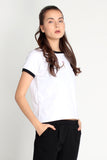 Relaxed Fit Tee With Embroidery