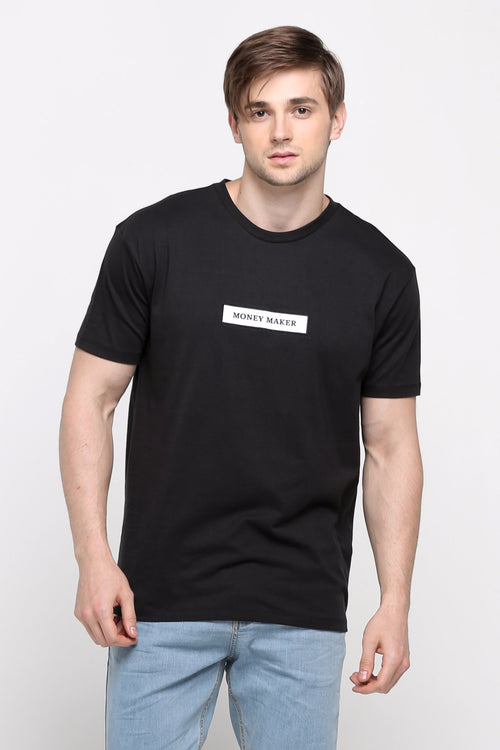 Relaxed Fit Tee With Embroidery
