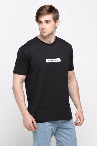 Relaxed Fit Tee With Embroidery