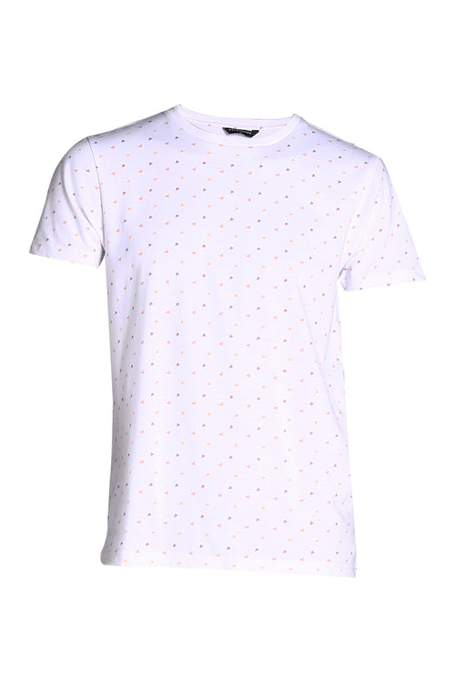 Men's Semi Fit Tee With All-Over Print