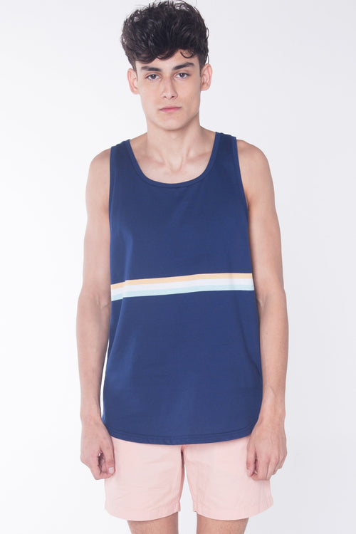 Tank Top With Color Blocking