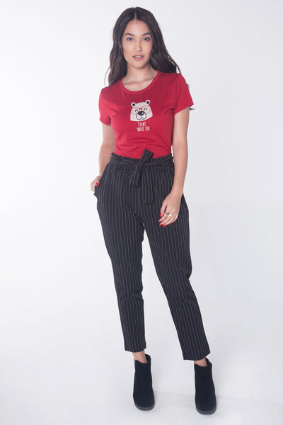 Pumped Up Tee With Graphic Print