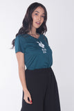 Pumped Up Tee With Graphic Print