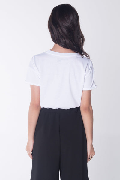 Pumped Up Tees - Boxy Tee With Graphic Print