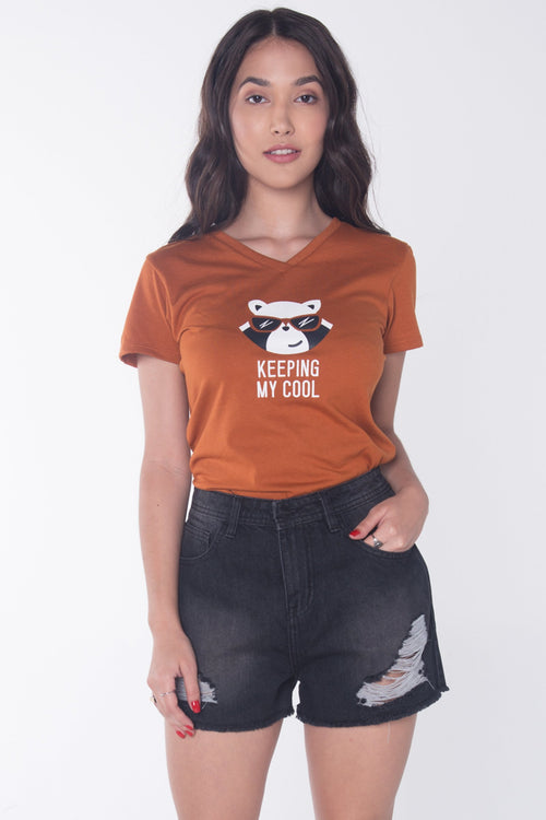 Pumped Up Tees - Semi Fit Tee With Graphic Print
