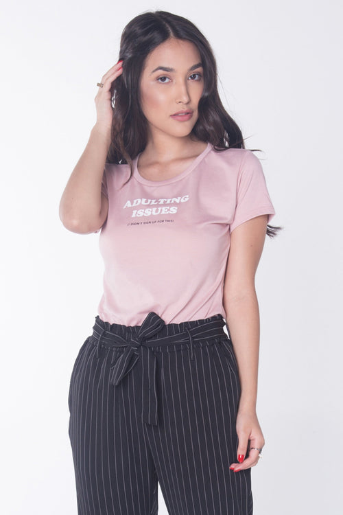 Tee With Graphic Print