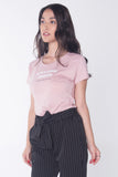 Tee With Graphic Print