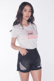 Tee With Graphic Print