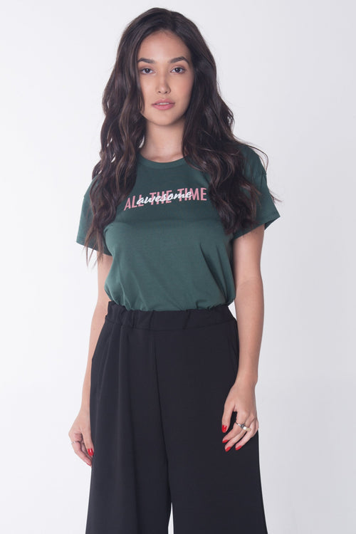 Tee With Graphic Print