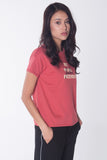 Tee With Graphic Print