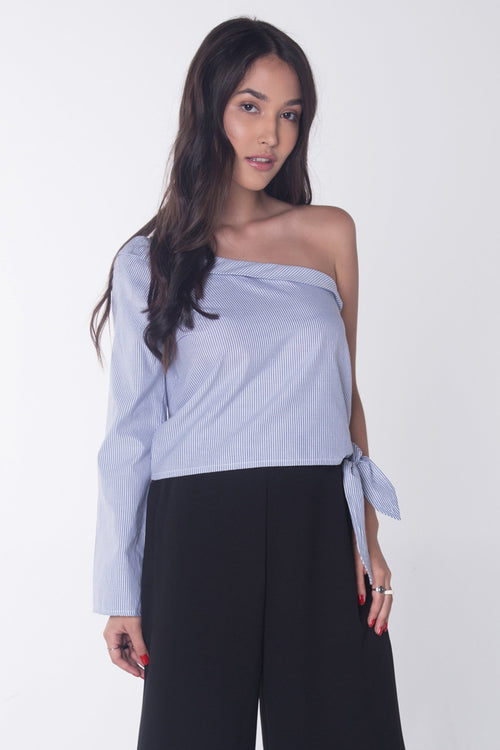 Poplin Shirt With Asymmetric