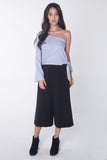 Poplin Shirt With Asymmetric