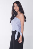Poplin Shirt With Asymmetric