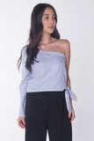 Poplin Shirt With Asymmetric