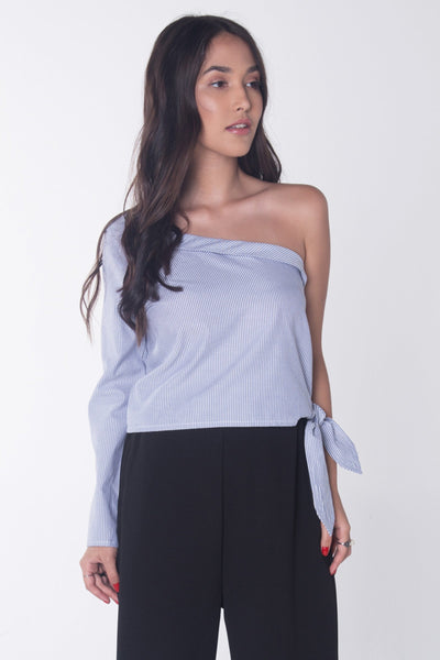 Poplin Shirt With Asymmetric