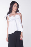 Semi Fit Tank Top With Knot Detail