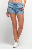 Lace-Up Runner Shorts