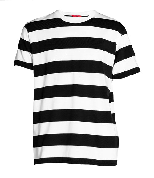 Relaxed Fit Tee With Stripes