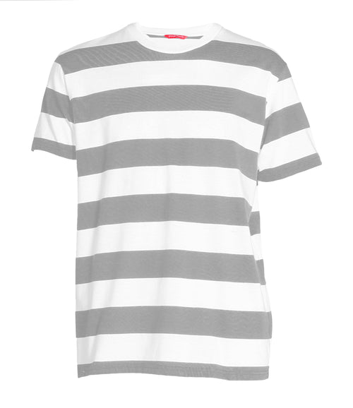 Relaxed Fit Tee With Stripes